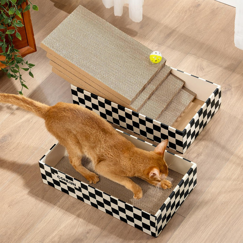 Cat scratcher box - box, with