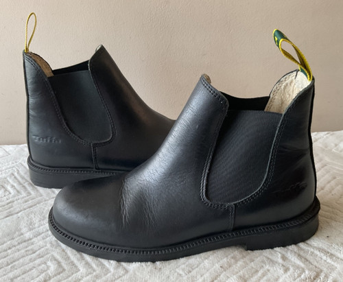 Tuffa real leather black - real,