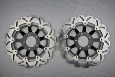 Pair of Wave Floating Front Brake Discs 300mm SUZUKI GSX 750 INAZUMA 1997-2003