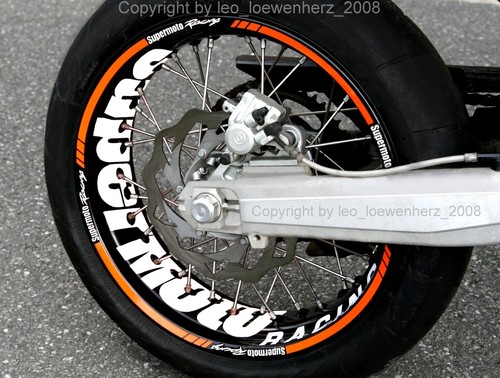 Wheel sticker supermoto ktm - wheel,
