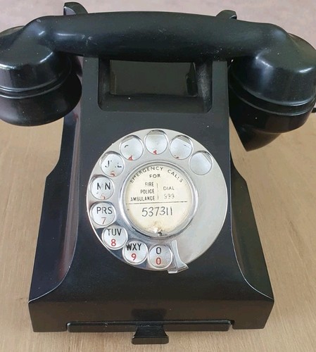 Bakelite black fully - black, working