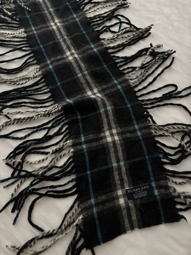 Burberry black blue tartan - burberry,