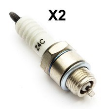 2 x Spark Plug Petrol Motorised Bicycle Engine Conversion Kit 50cc 60cc 80cc 2T