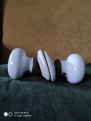 Porcelain door knobs vintage - porcelain,