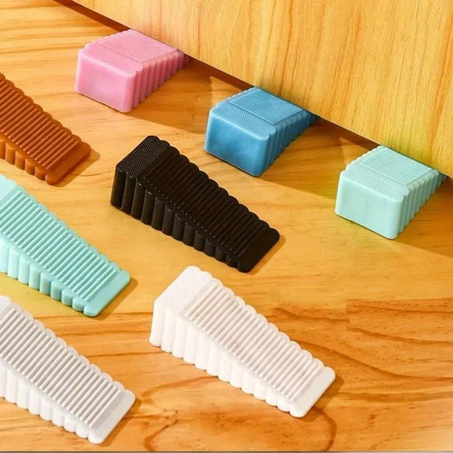 Silicone door stopper wedge - door,