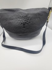 Lovely Mulberry Effie Satchel Bag Black Leather Crossbody Handbag Designer