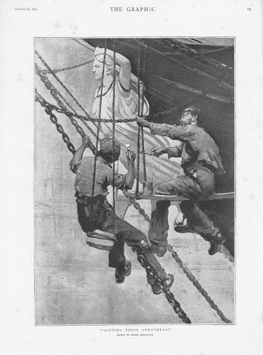Ship figurehead painting their - figurehead,