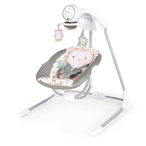 Baby swing gray - gray, rotating