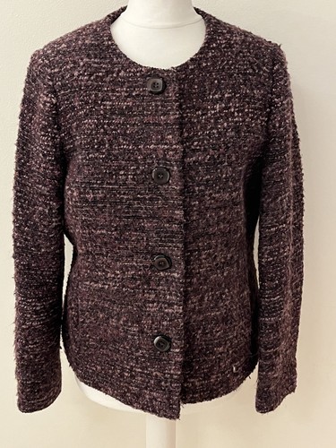 Vintage purple flecked boucle - flecked,