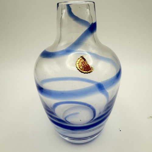 Vintage 70s art - glass, hand