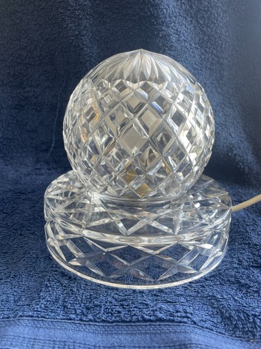 Vintage cut crystal orb - cut,