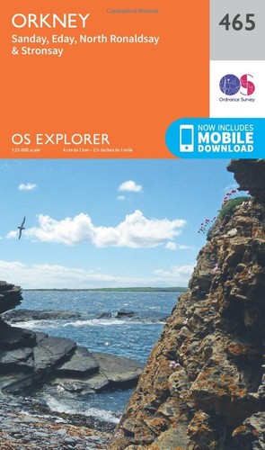 Explorer map orkney - map,