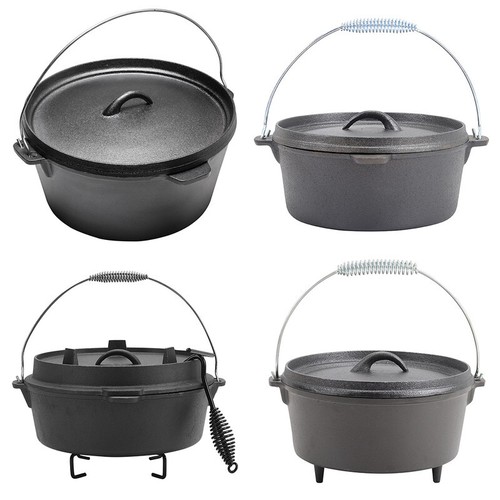 Cast iron casserole - cast,
