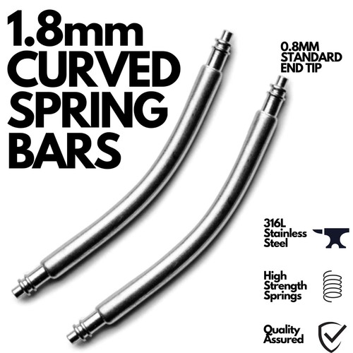 Curved spring bars 2 pack - spring, 2-pack
