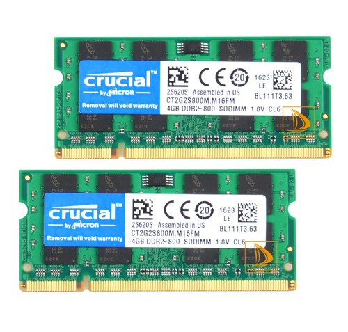Crucial 4gb 2rx8 - crucial,
