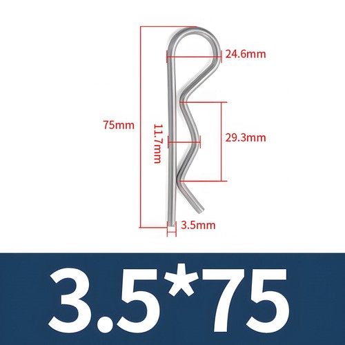 Clips retaining pins split - clips,