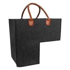 Stair Basket With Leather