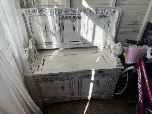 Antique vintage carved - vintage, oak
