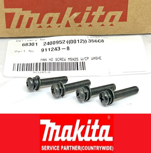 4xgenuine makita pan screw - 4xgenuine,