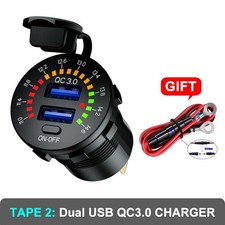 QC3.0 Dual USB Charger Socket