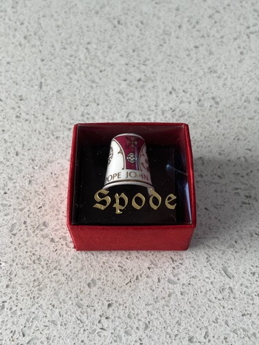 Vintage spode thimble pope - vintage,