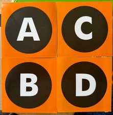 East Midlands Trains Class 15X Carriage Letter Labels #85ForPat For Dementia UK