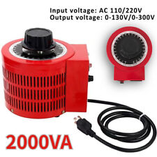 Output 2000VA 0-130V / 0-300V 15.3A/6.6A Variable AC Variac Voltage Regulator