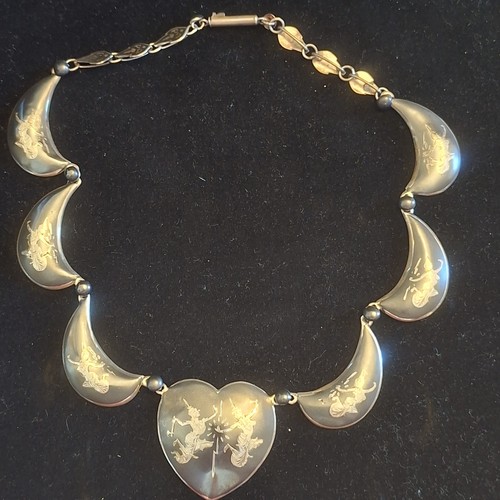 Siam sterling silver necklace - sterling,