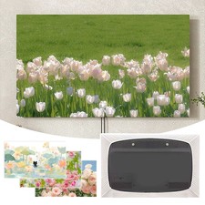 Floral Print Elastic TV Dust