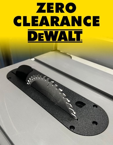 Zero clearence dewalt - clearence,
