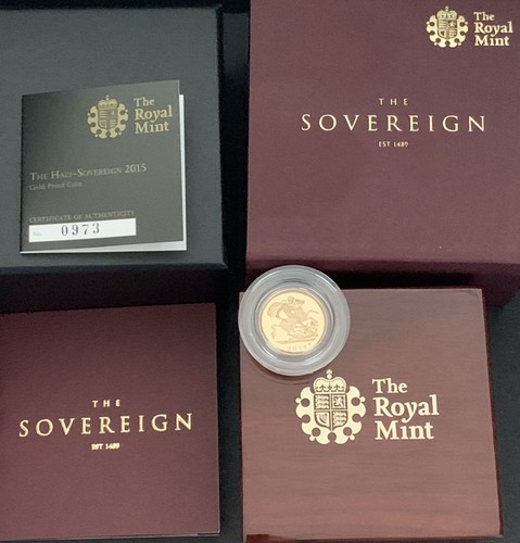 2015 proof half gold - proof,
