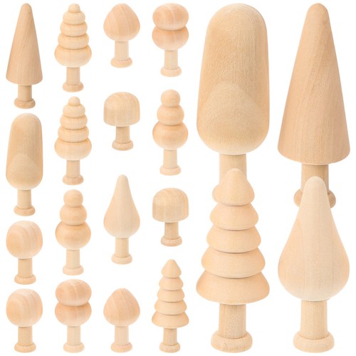 20pcs unfinished wooden mini - 20pcs,