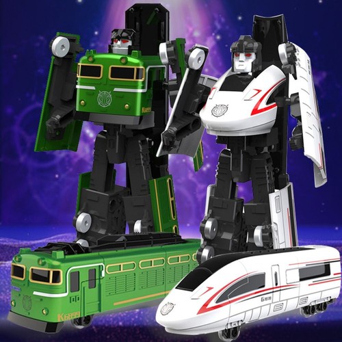 Deformation robot train kids - robot,