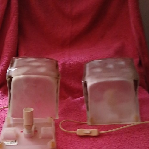 Ikea pair frosted glass cube - ikea,