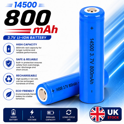 14500 battery 800mah ion - battery,