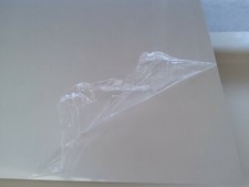 TWO SHEETS OF QUALITY WHITE HIGH GLOSS  FORMICA  1200 X 500 X 0.8 MM APPROX