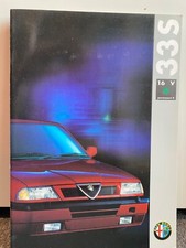 Alfa Romeo 33S 16v Permanent 4 brochure 28 pp 1992