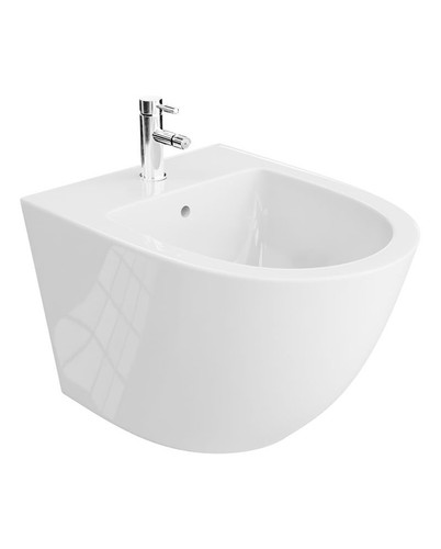 Wall hung bidet - hung, with