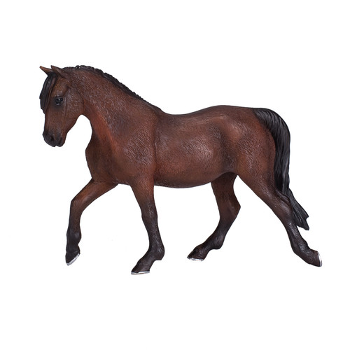Horse figure 3cm bay - horse,