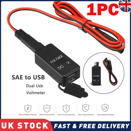 1pc dual waterproof usb port - 1pc,