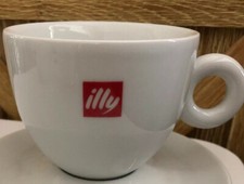 Illy IPA Italy Large Cappuccino White Coffee Cup (No Saucer) BNWOT Genuine