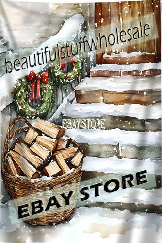 Stair basket tapestry rustic - basket,