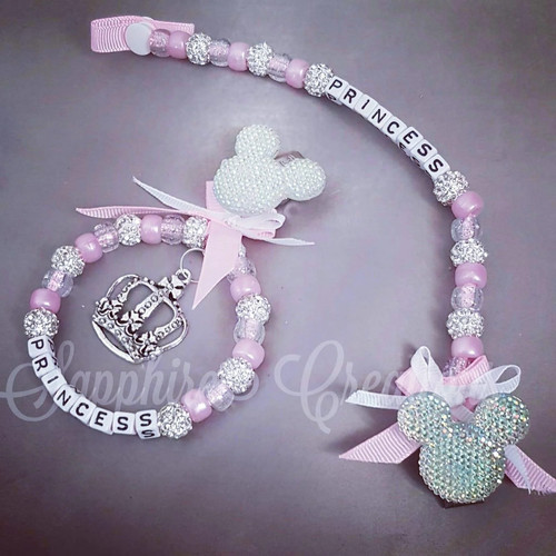 Mouse pink white baby girl - mouse,