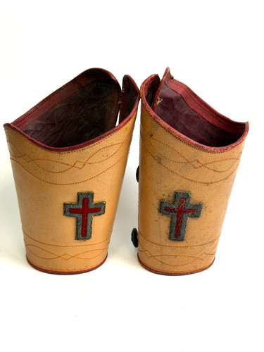 Vtg knights templar leather - vtg,