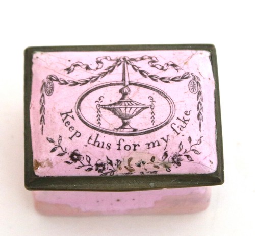 Georgian bilston enamel - georgian, patch