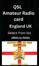 QSL British Amateur Radio card