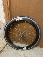 HED CX  Carbon Rim  Time Trial Rear Tubular Wheel Dura Ace Hub Road 10spd