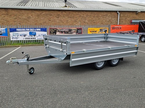 New car trailer flat bed - car,