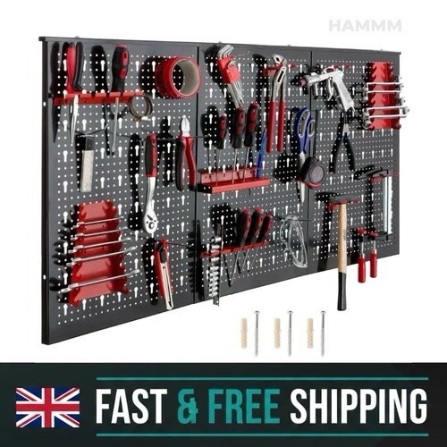 Wall mounted tool peg board - tool,