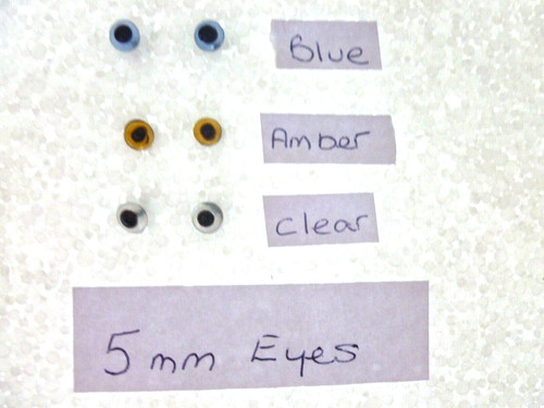 5mm glass eyes for - for, needle